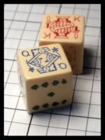 Dice : Dice - Poker Dice - Blue Queen Unknown - Ebay Apr 2014